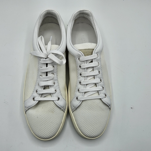 NWB Rag and Bone kent lace up sneakers off white mesh size 39.5 - Picture 3 of 16